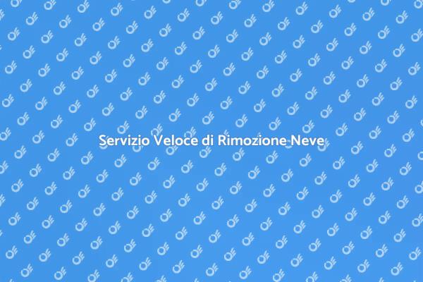 Rimuovi la Neve in Modo Efficiente