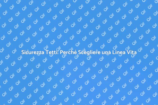 Proteggi la Tua Casa con una Linea Vita