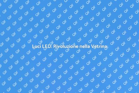 Vetrina Espositiva con Luci LED