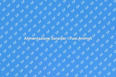 Nutrizione Animali: Salute e Benessere