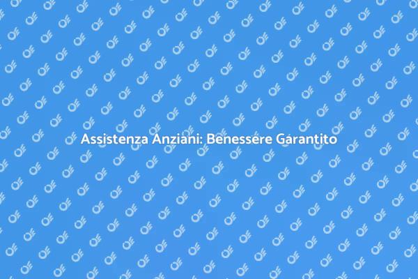 Supporto Essenziale per Anziani