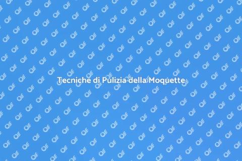 Pulizia della Moquette in Edilizia