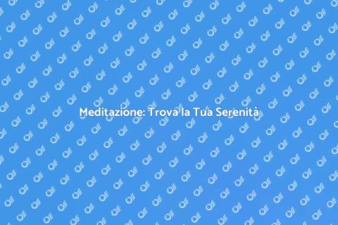 Corso di Meditazione con Istruttore