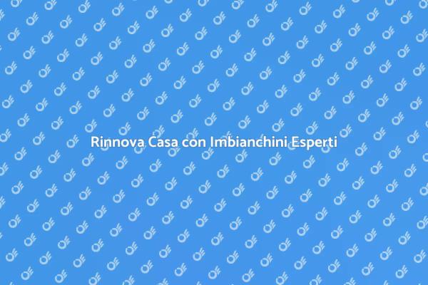 Imbianchini: Trasforma i Tuoi Interni