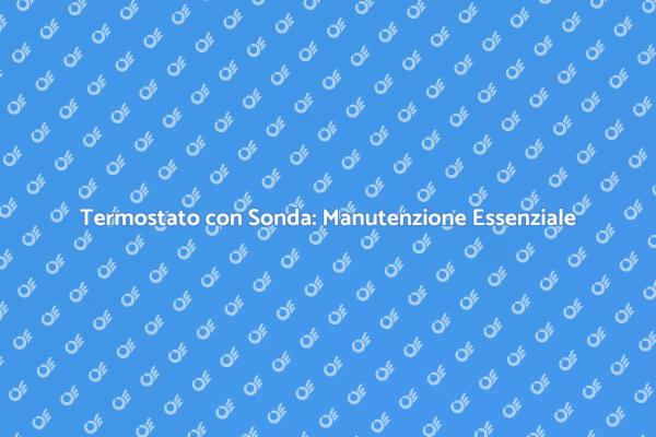 Manutenzione Efficiente del Termostato