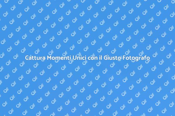 Trova il Fotografo Ideale per il Tuo Evento
