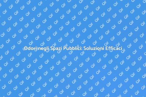 Neutralizzare Odori Spazi Pubblici