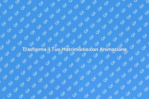Magia per il Tuo Matrimonio con Animazione