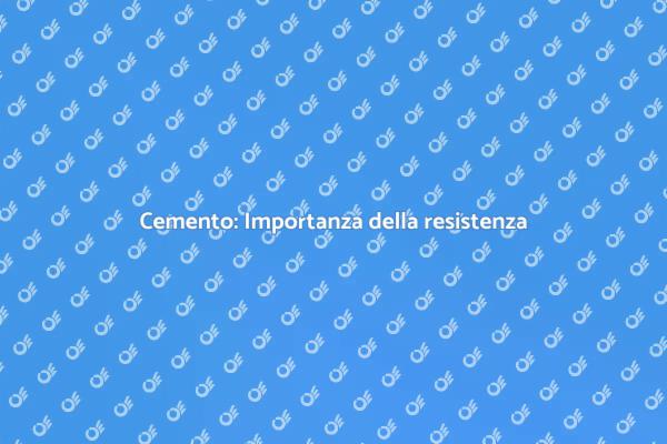Cemento: Fondamenti e applicazioni
