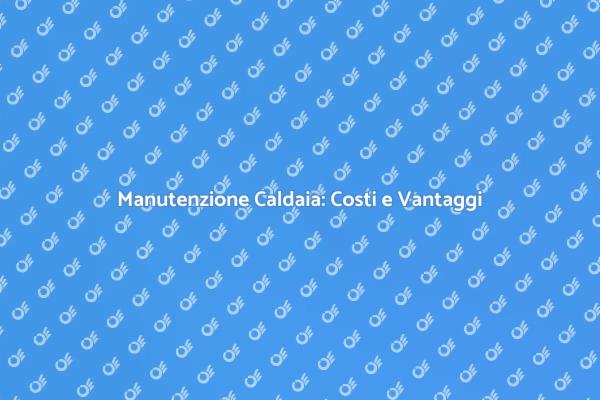 Caldaia: Assistenza e Prezzi Chiari