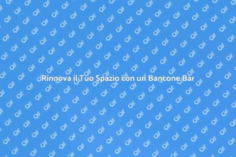 Bancone Bar in Acciaio: Stile e Funzionalità
