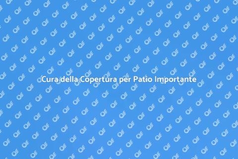 Manutenzione Copertura Patio Essenziale