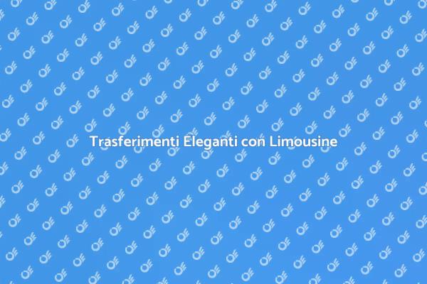 Limousine: Il Trasferimento Perfetto