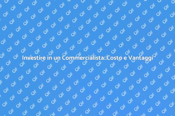 Costo Commercialista: Investimento Necessario