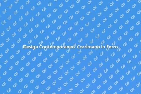 Corrimano in Ferro per Scale Eleganti