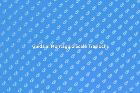 Montaggio Scale per Traslochi Sicuro