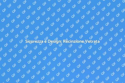 Recinzione in Vetro per Piscina Chic