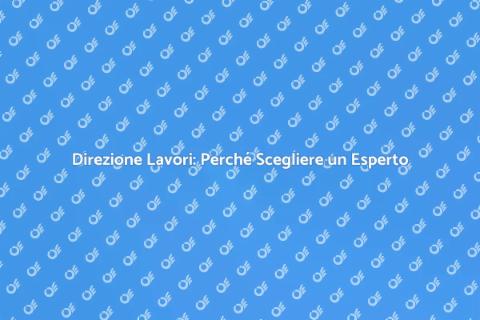 Direzione Lavori: Importanza Professionista