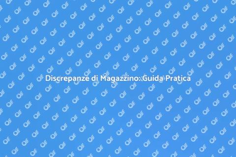 Controllo Discrepanze Magazzino