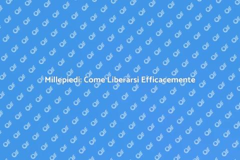 Sconfiggi i Millepiedi in Casa