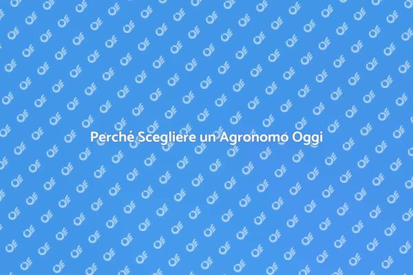 Agronomo: Chiave per il Tuo Verde