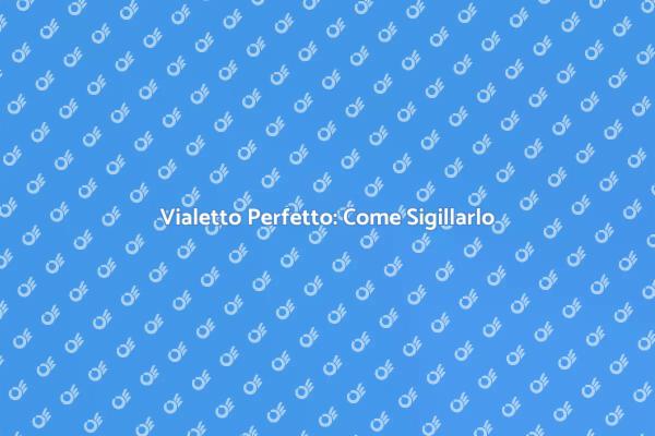 Guida alla Sigillatura del Vialetto