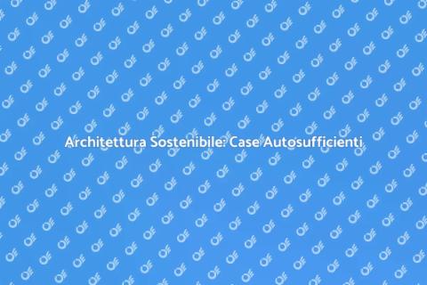 Casa con Architettura Autosufficiente