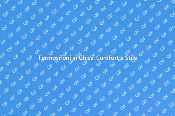 Ristrutturare con Termosifoni in Ghisa