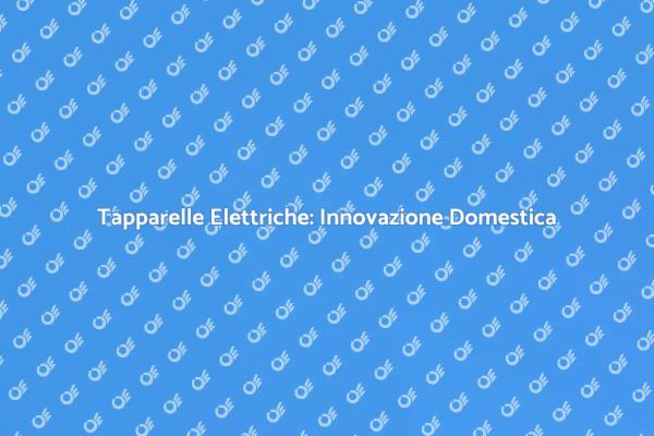 Tapparelle Elettriche: Comfort e Tecnologia