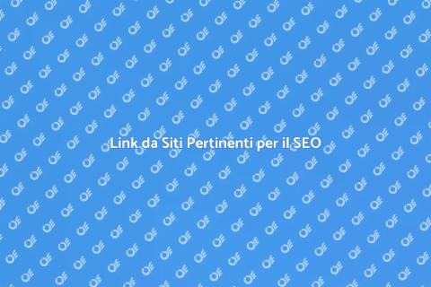 Acquisizione Link da Siti Pertinenti