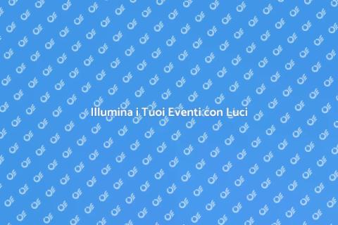 Servizio di Catering di Luci Unico