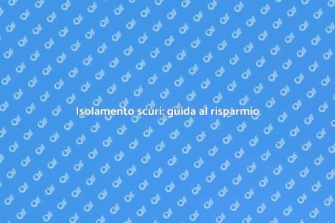 Isolare scuri in legno per risparmio