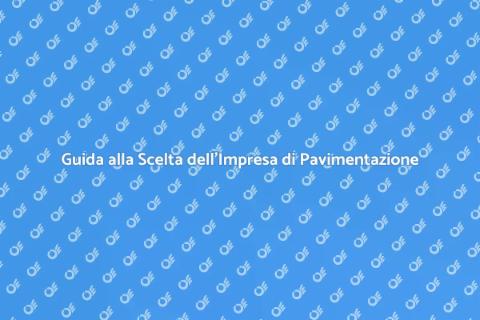 Assumere Impresa di Pavimentazione
