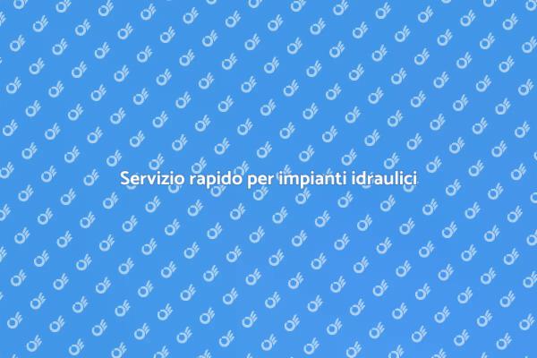 Emergenza idraulica? Ecco la soluzione!