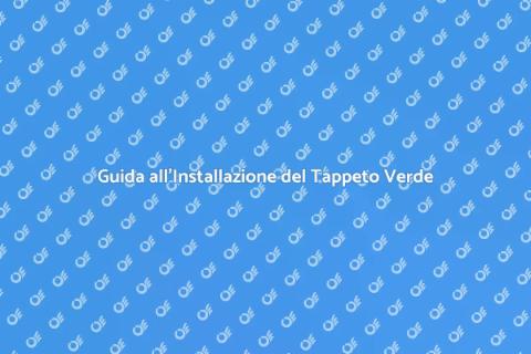 Installare il Tappeto d'Erba Facile