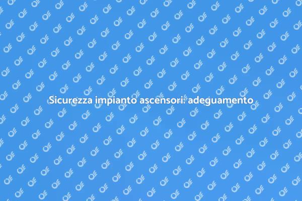 Importanza dell'adeguamento elettrico