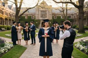 ingaggiare un fotografo per la laurea: Da €100