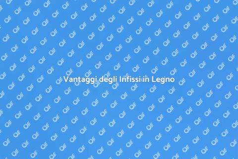 Infissi in Legno di Alta Qualità