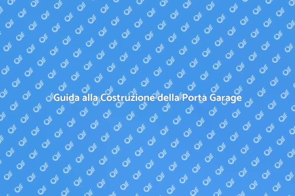La Porta del Garage: Sicurezza e Design