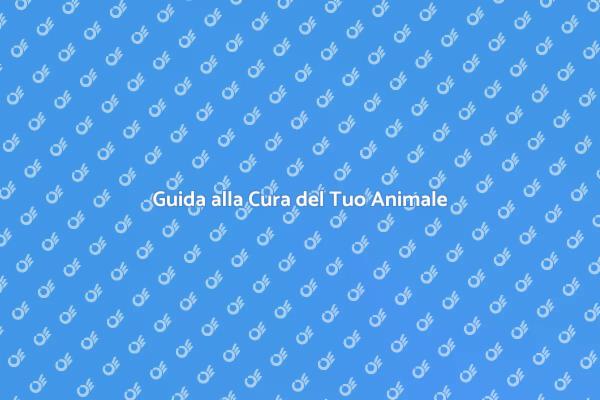Come Mantenere il Tuo Compagno a Quattro Zampe