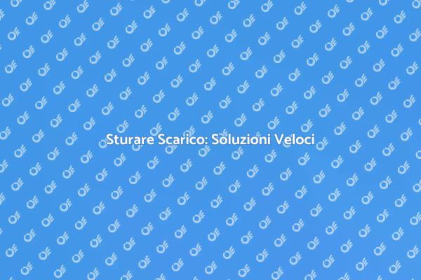 Guida alla Sturatura degli Scarichi