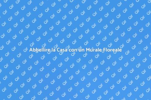 Murale Floreale per Parete Esterna