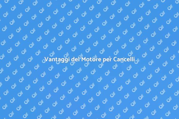 Semplifica l’Accesso con un Motore
