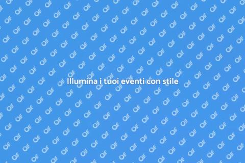 Noleggiare effetti luminosi per eventi