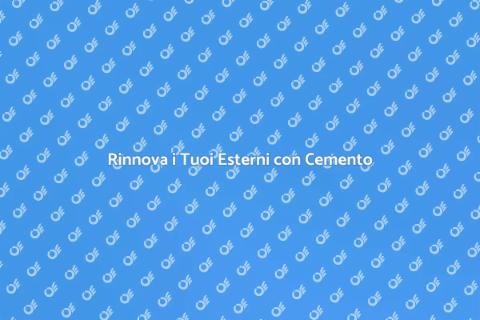 Pavimento in Cemento per Esterni