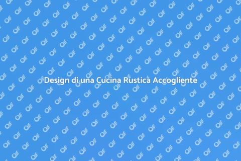Cucina Rustica con Bancone Snack