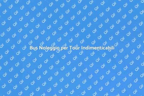 Noleggio Bus per Tour Turistici