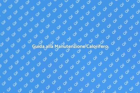 Manutenzione Calorifero Elettrico