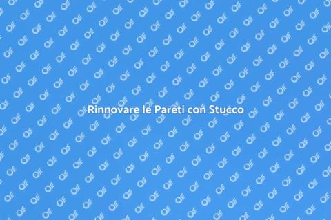 Riparazione Stucco Pareti Interne