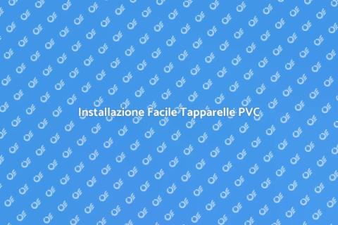 Montare Tapparelle in PVC Facile